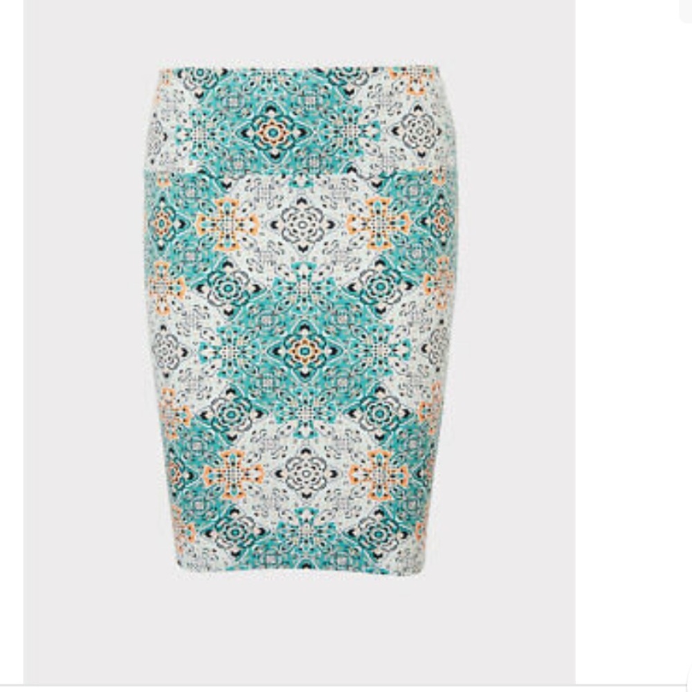 Torrid Green Patchwork foldover miniskirt sz3